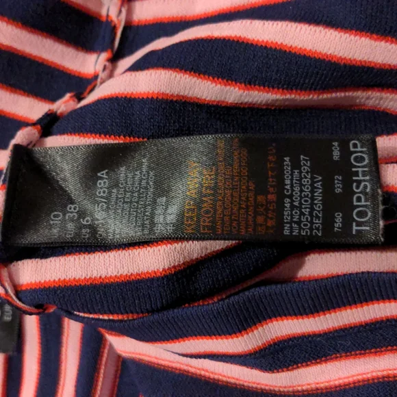 Topshop Crop Top Size 6 - Picture 4 of 4